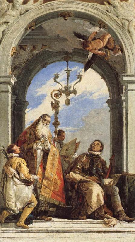 Giovanni Battista Tiepolo Saints Maximus and Oswald china oil painting image